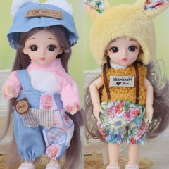 人形 16cm おもちゃ女の子プリンセス服ギフトセットウェディングドレス子供人形ドローンに乗って