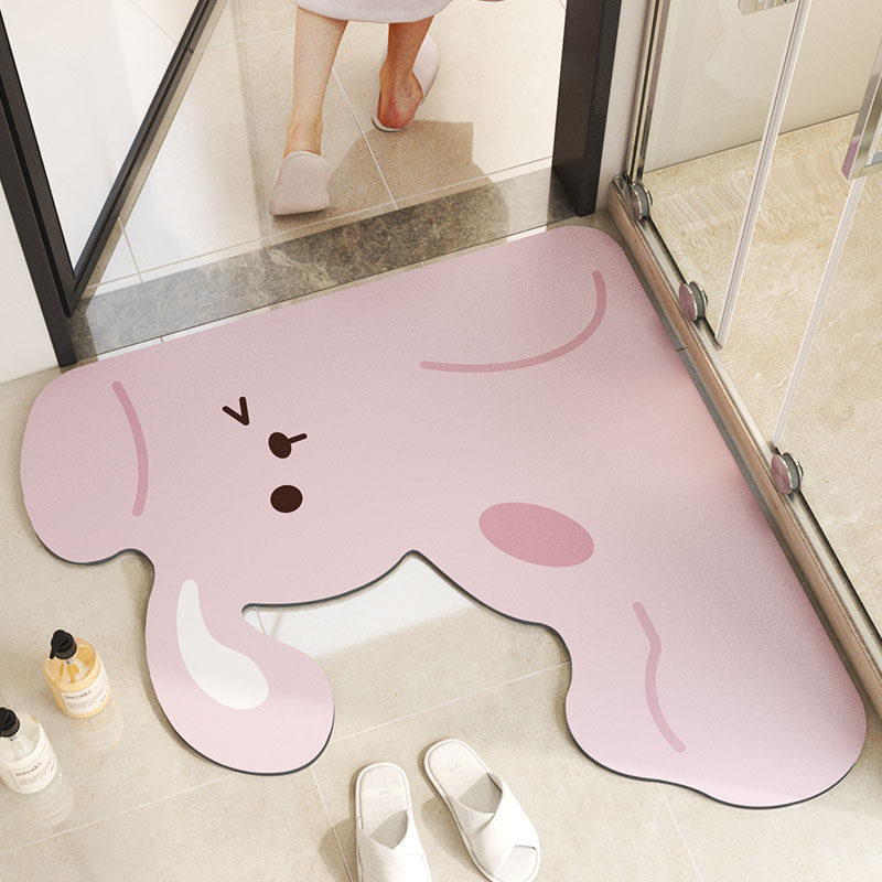 벽에 기대어 있는 토끼