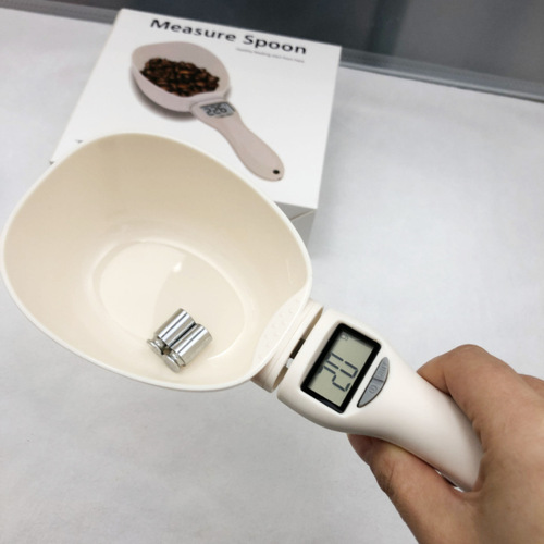 Household Pet Food Scale Large Spoon Measuring Scale with Removable Spoon Scale Pet Nutrition Scale Handheld Pet Food Scale Digital Scale