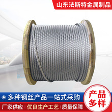 跨境多规格镀锌钢丝绳定制7x7 7x19捆扎吊索拉线钢丝绳1-12mm供应