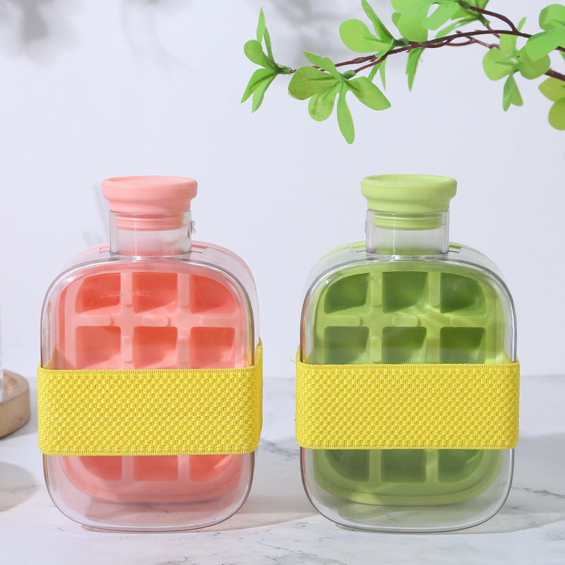 Nuevo COOLCUP de contacto cero prensado para quitar el molde de bloque de hielo deportes al aire libre taza de paja bebida de fitness curling