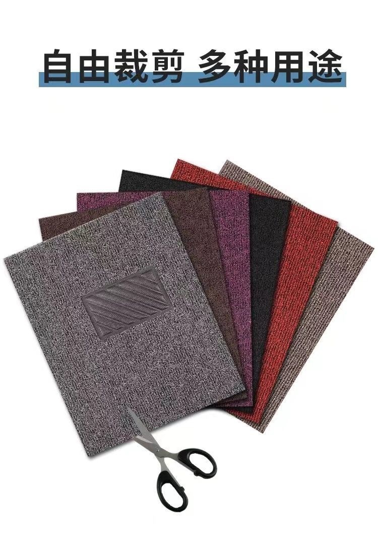 Thick, easy-to-clean car coil floor mats, single piece for driver's seat, passenger seat, and rear seat, can be freely cut to size