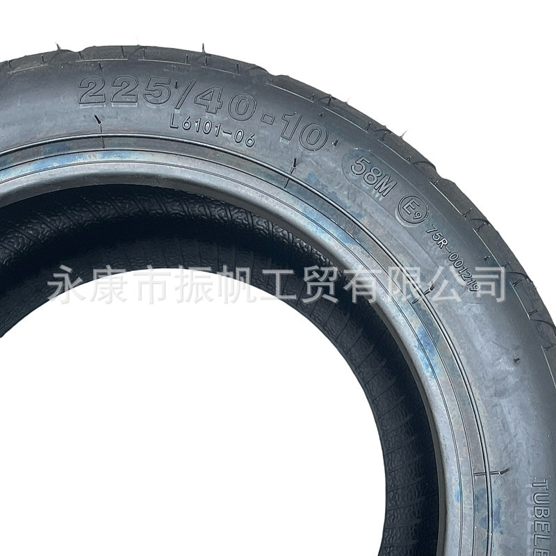 Nuevos neumáticos de vacío de dos ruedas eléctricas de Harley 225 / 40 - 10 pulgadas neumáticos twill neumáticos de carro de golf