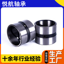 挖掘机轴套直套钢套斗耳衬套内套单边套30*40*60外径带油槽打孔