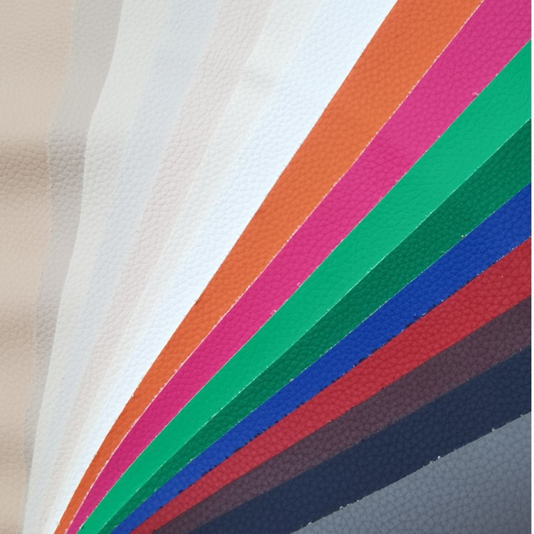 现货供应人造革PU皮箱包手袋超柔荔枝纹礼品皮具包装盒皮革面料革