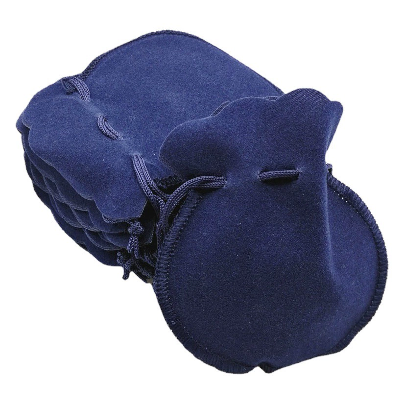 Оптовая 7*8 см Тыква мешок ювелирных изделий подарок мешок бархата шнурок мешок Drawstring Красный Черный Синий