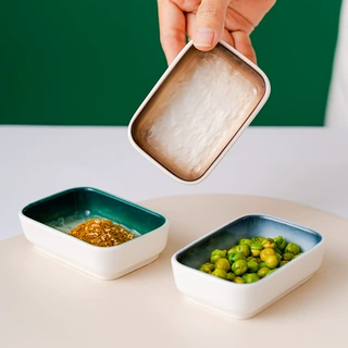 家用零食迷你调味碟醋碟个性蘸料碟酱油调料碗餐厅火锅陶瓷小盘子