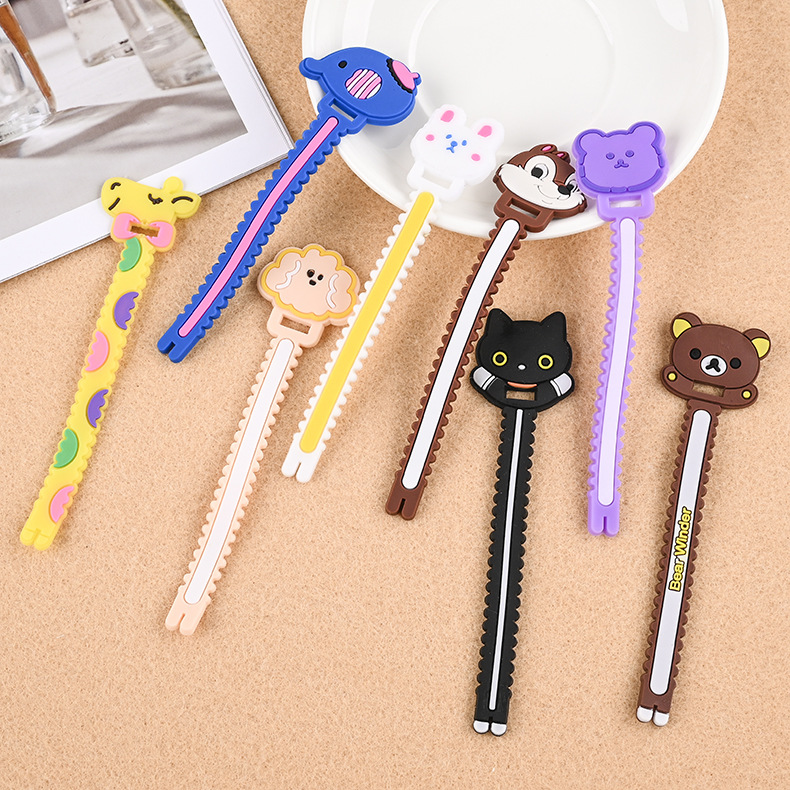 Supply creative cartoon sawtooth winder data cable desktop desktop…