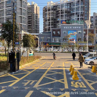 Wuhan parking lot charging management system license plate recognition integrated machine residential access control induction railing barrier gate