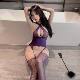 Sexy underwear purple sexy stockings crotch temptation to avoid taking off the bed plus size cross pure desire conjoined net stockings 4024