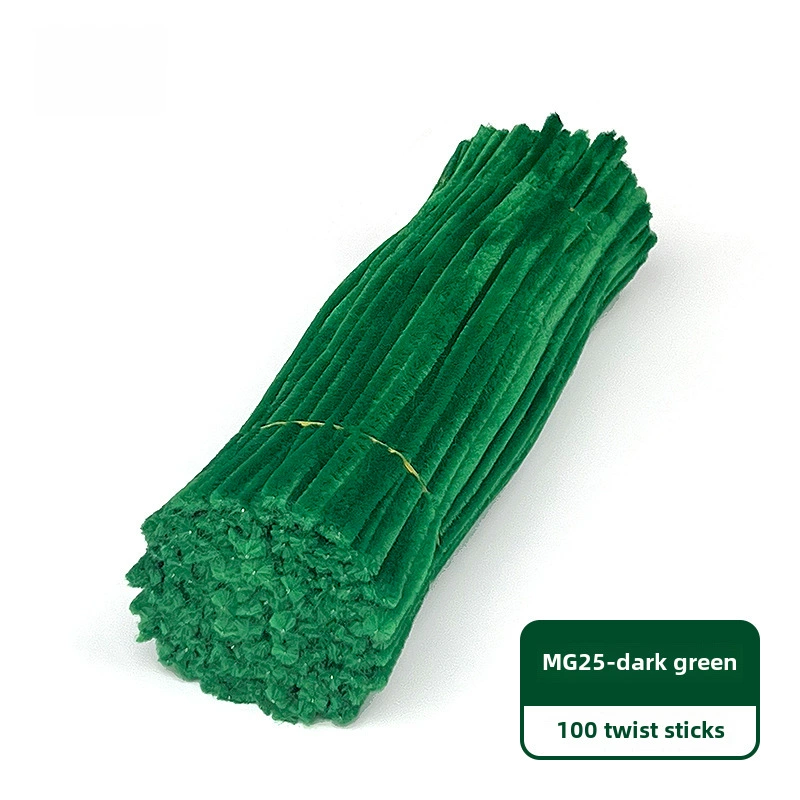Encrypted twist rods (MaoGun) DIY craft pipe cleaners, ultra‑dense, multi‑color sets (about 100 pcs)