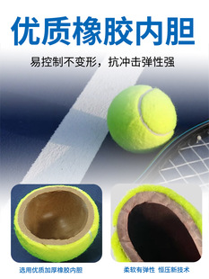LYDOO Laido competition tennis high bombs, tennis, tennis, non -pressure children adult rubber gall tennis 3 installation
