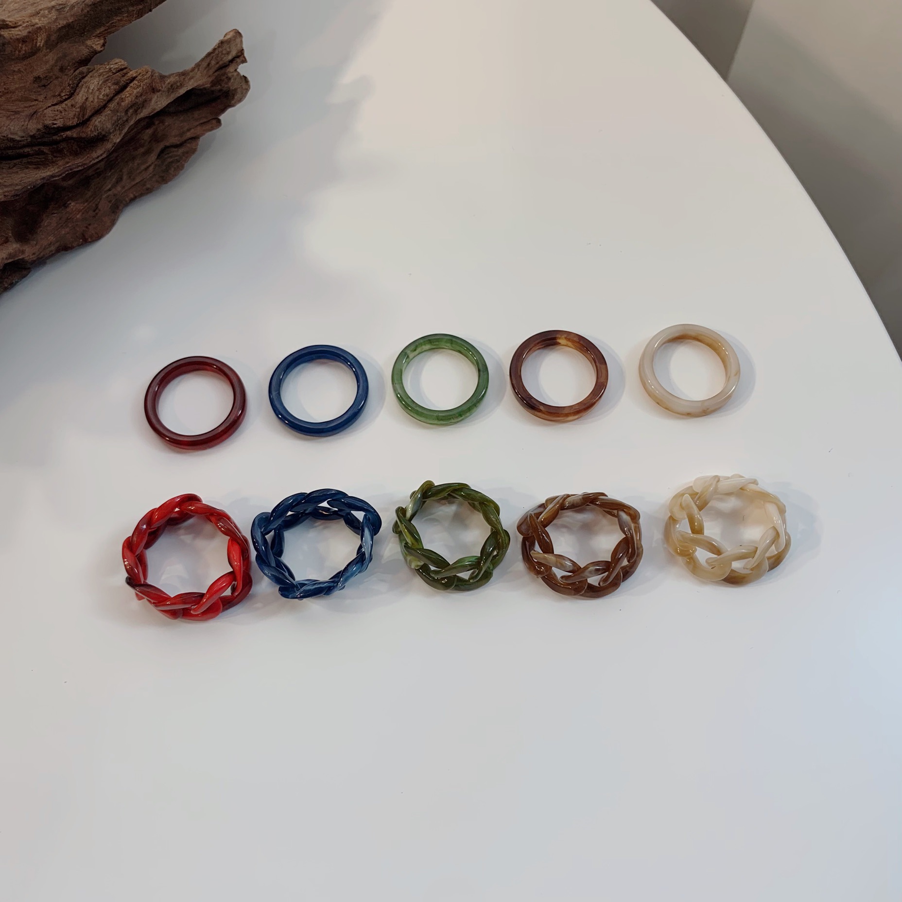 Minimalist Stackable Ring Set With Cubic Zirconia For Women_voghion.com