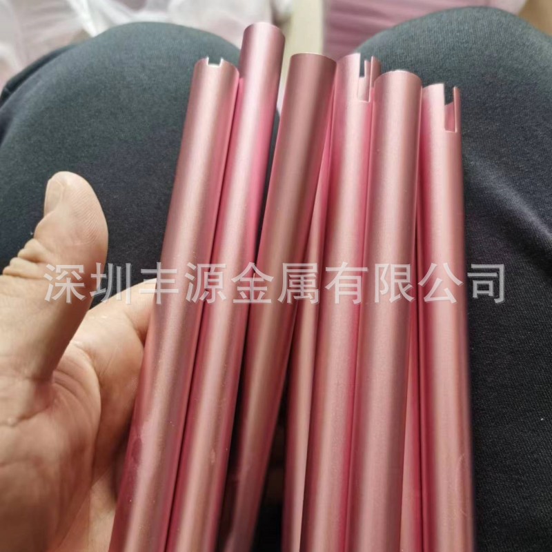 供应6061彩色氧化铝管  铝管攻内外螺纹 精密切割 可氧化各种颜色