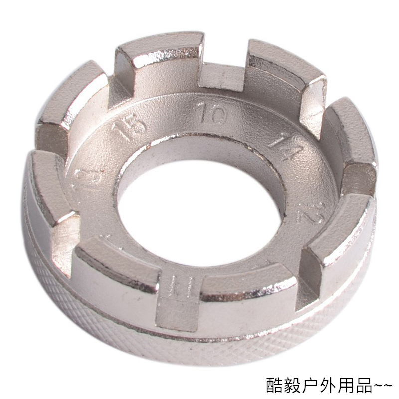 8-port Chrome-molybdenum steel mountain bike spoke wrench wheel set steel wire adjustment tool bicycle accessories