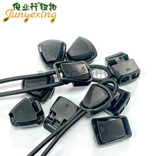厂家现货塑胶弹簧扣塑料双孔猪鼻扣三角形调节扣四方形卡扣止滑扣