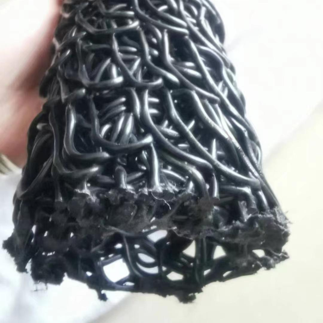 南京排水盲管盲沟软式透水管黑色塑料乱丝盲沟盲管透水软管