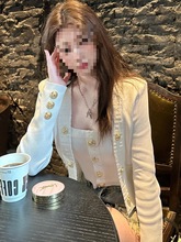法式小香风外套女秋冬新款感名媛短款吊带针织开衫两件套