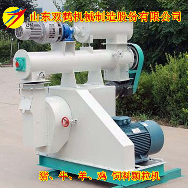 哪里生产小型养殖饲料颗粒生产线 卧式环模颗粒加工机组价格安装