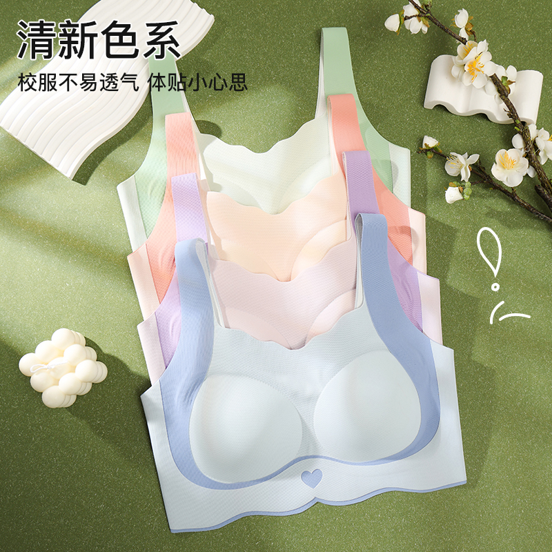 青少年少女童内衣女小学生薄初高中生背心发育期固定杯动文胸