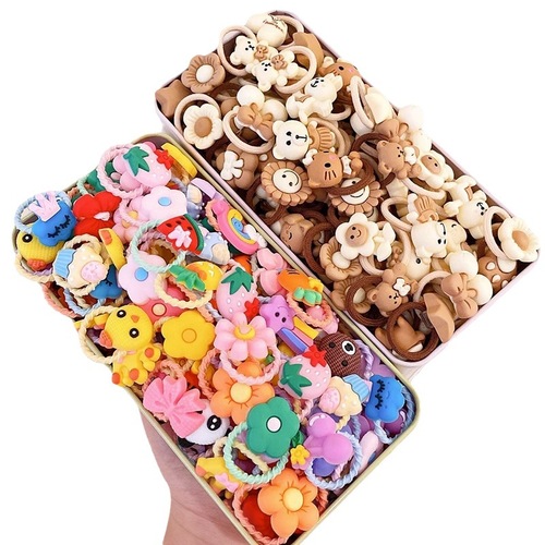 Korean version of children's hair tie headband, baby's high-looking hair accessory, small rubber band, high elasticity hair band, does not hurt hair, headgear for women