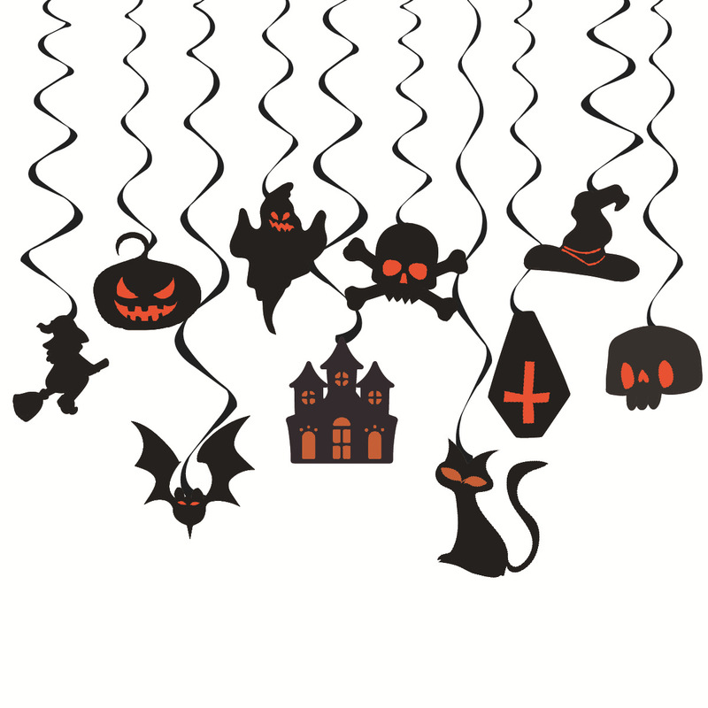 ハロウィーンのハニカムボールは魔女のクモのデパートの店のショーウインドーの幽霊の日の雰囲気を飾って雰囲気のメーカーの直接販売を飾ります。|undefined