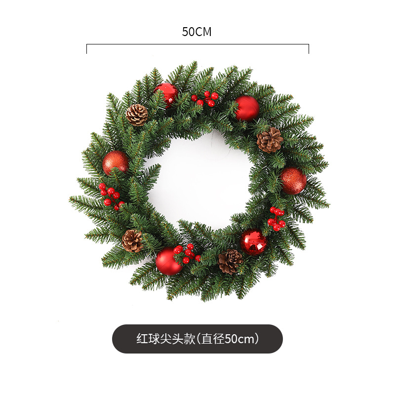 Navidad guirnalda 30/40/50/60cm árbol de Navidad Festival decoración regalo creativo decoración colgante diseño de la escena de la decoración
