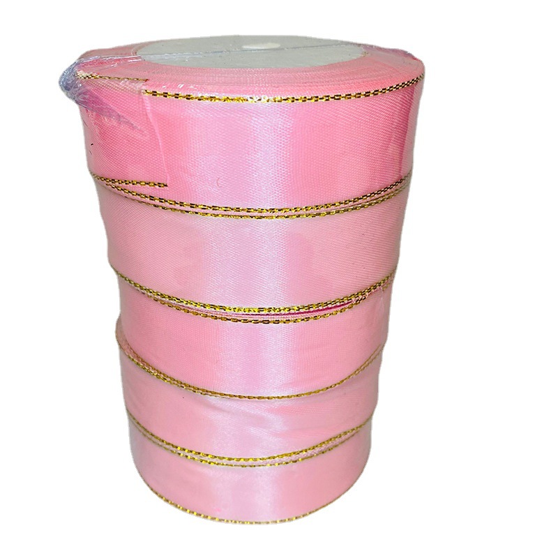 2.5CM 프놈펜 리본 웨딩 포장 벨트 DIY 프놈펜 리본 활 리본 헤드웨어 액세서리 도매