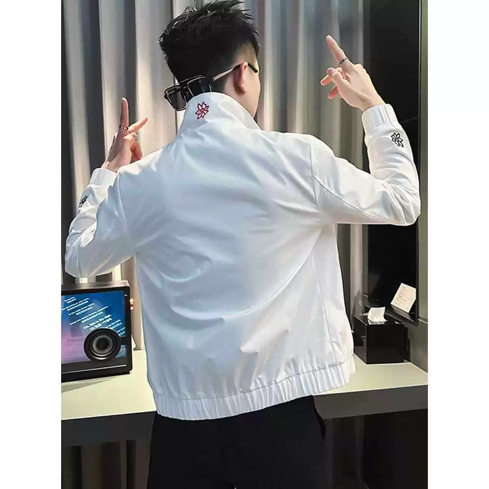 Demi-season men's trend spring jacket