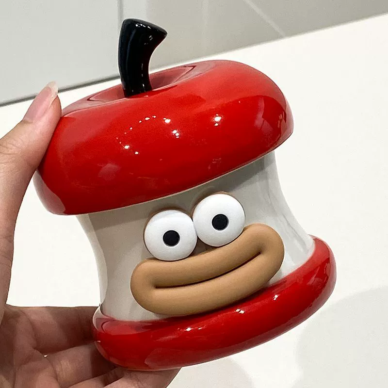 Творческий милый пепельница гостиная столешница украшения керамическая высокая ценность домашнего офиса персонализированная коробка для хранения