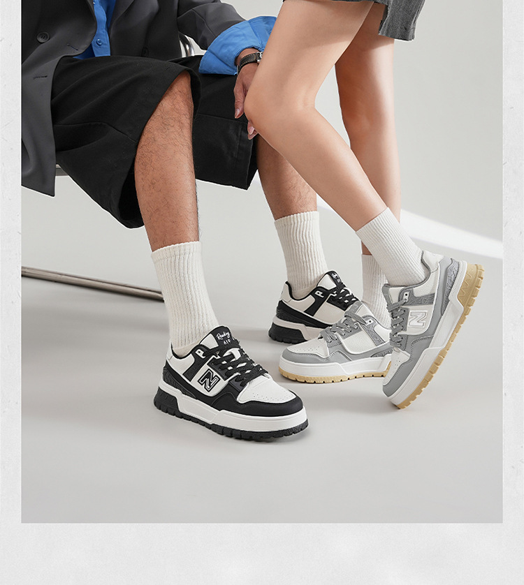 Giày sneaker nam tăng chiều cao đế dày phong cách thể thao đa năng — 619 Trắng Xanh chi tiết 5