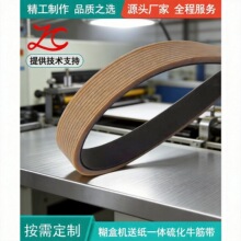 糊盒机耐磨送纸皮带开槽机耐磨牛筋胶带粘盒机头带黑白吸风皮带
