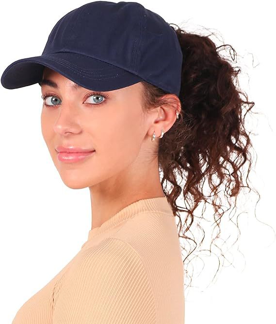 Herbst- und Winter-Baseballkappe, Ponytail-Kappe, mit doppellagiger Haarpflegekappe gefüttert, Sportkappe, mit Schnallenverschluss auf der Rückseite, für den Außenbereich – Detail 5