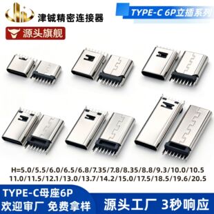 Դ�^�S��ֱ��TYPE-Cĸ��6p��ʽ���ֱ������ĸ�^ϵ���B�����ӿ�