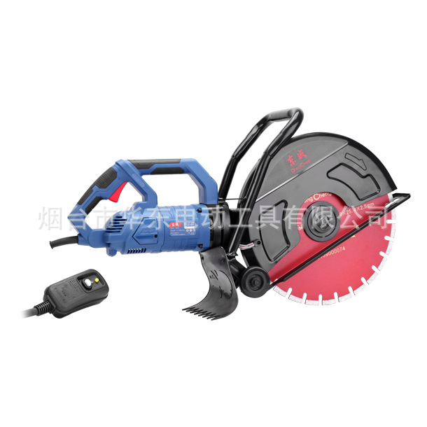 Máquina de corte Dongcheng multifuncional línea ranurada Pared de mano pieza única Piedra de hormigón grande agua y electricidad Corte de carpintería image 5