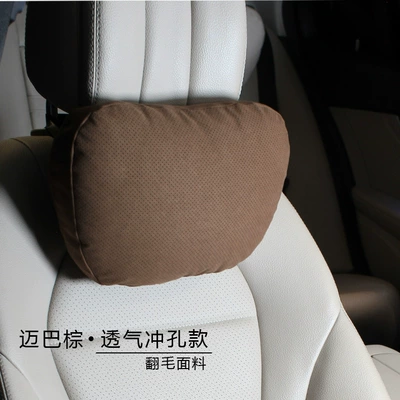 Headrest – pillow - perforated-maiba-brown-neck-pillow