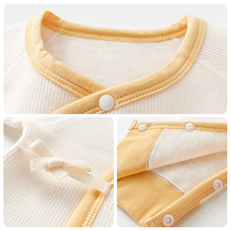 Ropa de bebé recién nacido Primavera, Otoño e Invierno recién nacido tocando fondo caliente monje 0 traje de marzo otoño mameluco bebé mono