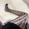 Hollow mesh eyes black