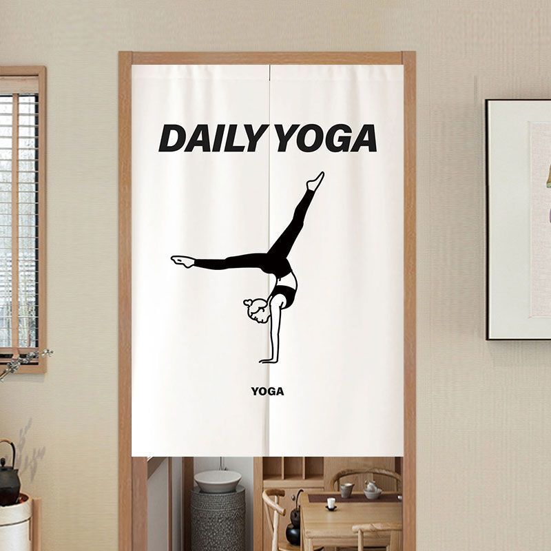Yoga Studio Fabric Door Curtain, No-Drill Partition Curtain, Pilates Dance Room Changing Room Privacy Screen Curtain Yoga Studio Fabric Door Curtain, No-Drill Partition Curtain, Pilates Dance Room Changing Room Privacy Screen Curtain
