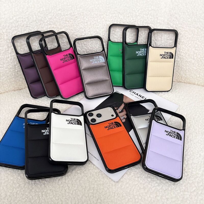 Trendy Brand Padded 16 down Jacket Style North Face Suitable for iPhone 17 Pro Max Phone Case 15 Premium Feel 13 Protective Cover Trendy Brand Padded 16 down Jacket Style North Face Suitable for iPhone 17 Pro Max Phone Case 15 Premium Feel 13 Protective Cover