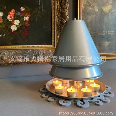 跨境爆款Tea light oven Ceramic radiator铁艺茶蜡加热暖炉铁暖|undefined