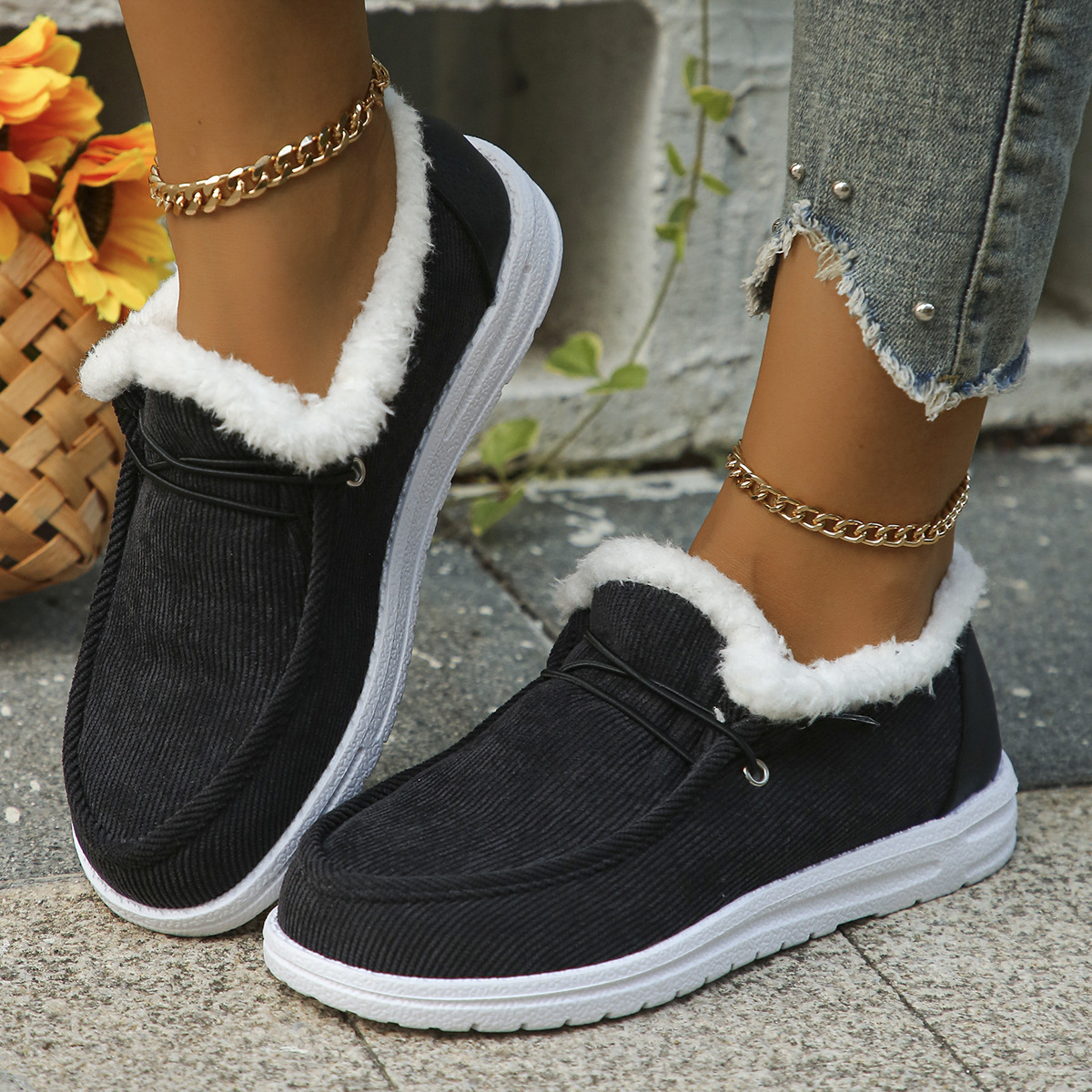 Warm Women's Winter Snow Boots With Fleece Lining And Thick Sole_voghion.com