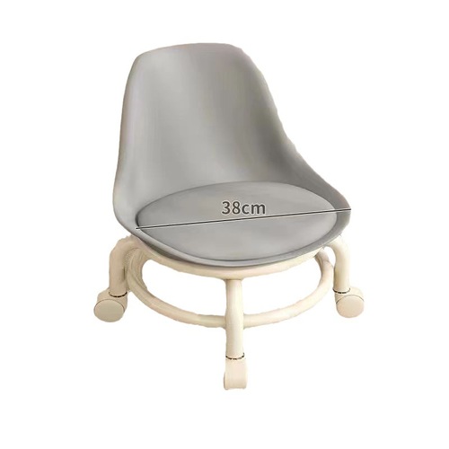 Household pulley stool, baby-walking aid, learning step stool, lazy round stool, roller skating grout, backrest small chair, small stool