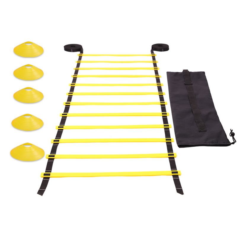 Fábrica al por mayor escalera de velocidad con escala línea agilidad escalera ritmo entrenamiento salto escalera obstáculo velocidad escalera fútbol entrenamiento físico
