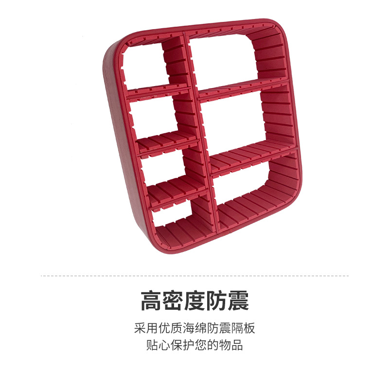 批发PVC蜂窝板化妆包内框隔板多夹层防潮防震ABS蜂窝板化妆包内框