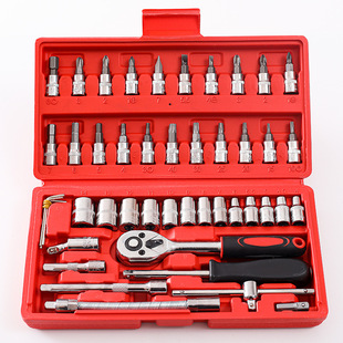 46-piece socket wrench set automobile and motorcycle auto insurance set household Xiaofei hardware tool combination set