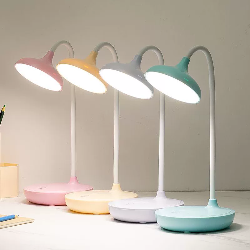 LED сенсорная лампа для чтения, настольная учебная лампа для учеников начальной школы для кровати, фонарь