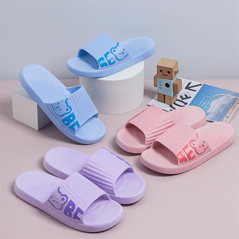 Household Slippers Wholesale Summer Slip-on Feeling Soft Bottom Non-slip Women's Home Room Bath Sandals Simple Outgoing Women's Slippers Household Slippers Wholesale Summer Slip-on Feeling Soft Bottom Non-slip Women's Home Room Bath Sandals Simple Outgoing Women's Slippers