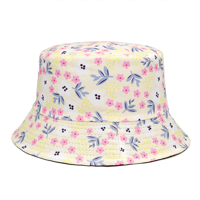 Sombrero de Sol de verano Sombrero de cubo de pato amarillo reversible para hombres