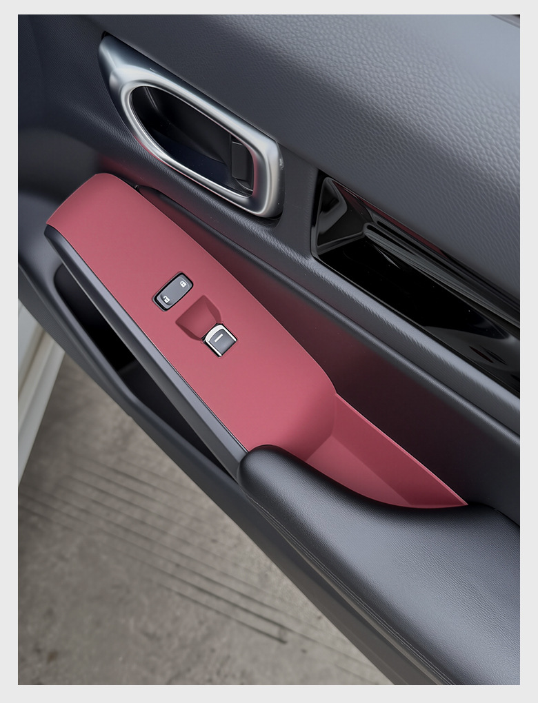 Suitable for Honda Civic Style Door Handle Protective Cover Window Panel Silicone Protective Pad Sticker Modified Decorative Supplies